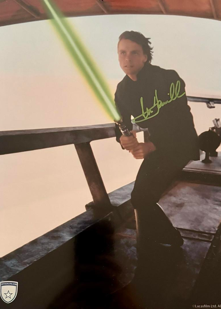 Mark Hamill Signed 11x14 Photo (Return Of The Jedi) - Official Pix COA